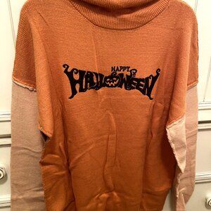 DOKOTOO HAPPY HALLOWEEN PULLOVER SWEATER LARGE NWT